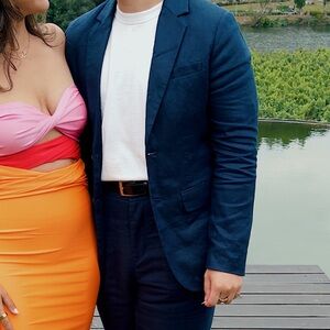 Everlane Navy Blue Suit (Jacket & Pants)